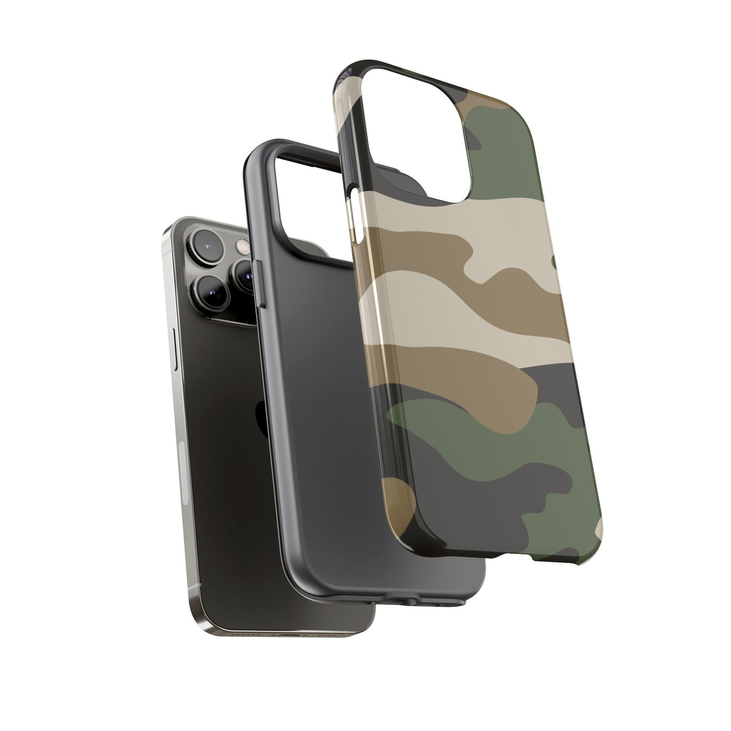 Camouflage Phone Case - Tough Cases for Adventurers, Stylish Protection, Gift for Outdoors Lovers, Nature Enthusiasts, Trendy Accessories