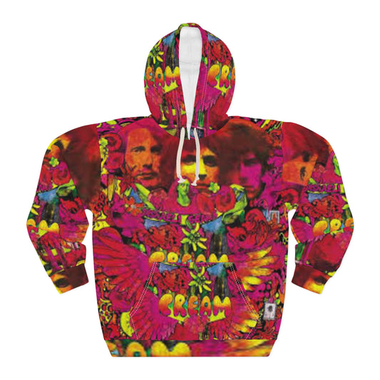 Cream Vibrant Psychedelic Hoodie | Unisex AOP Pullover | Festival Wear, Retro Style, Gift for Music Lovers, Unique Streetwear, Comfortable [...]
