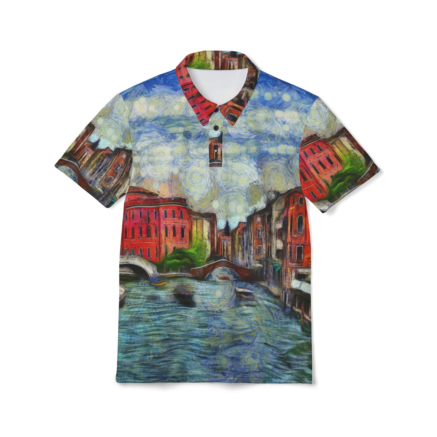 Stylish Unisex Polo Shirt - Casual Wear, Summer Fashion, Gift for Him/Her, Everyday Comfort, Vincent Van Gogh 2
