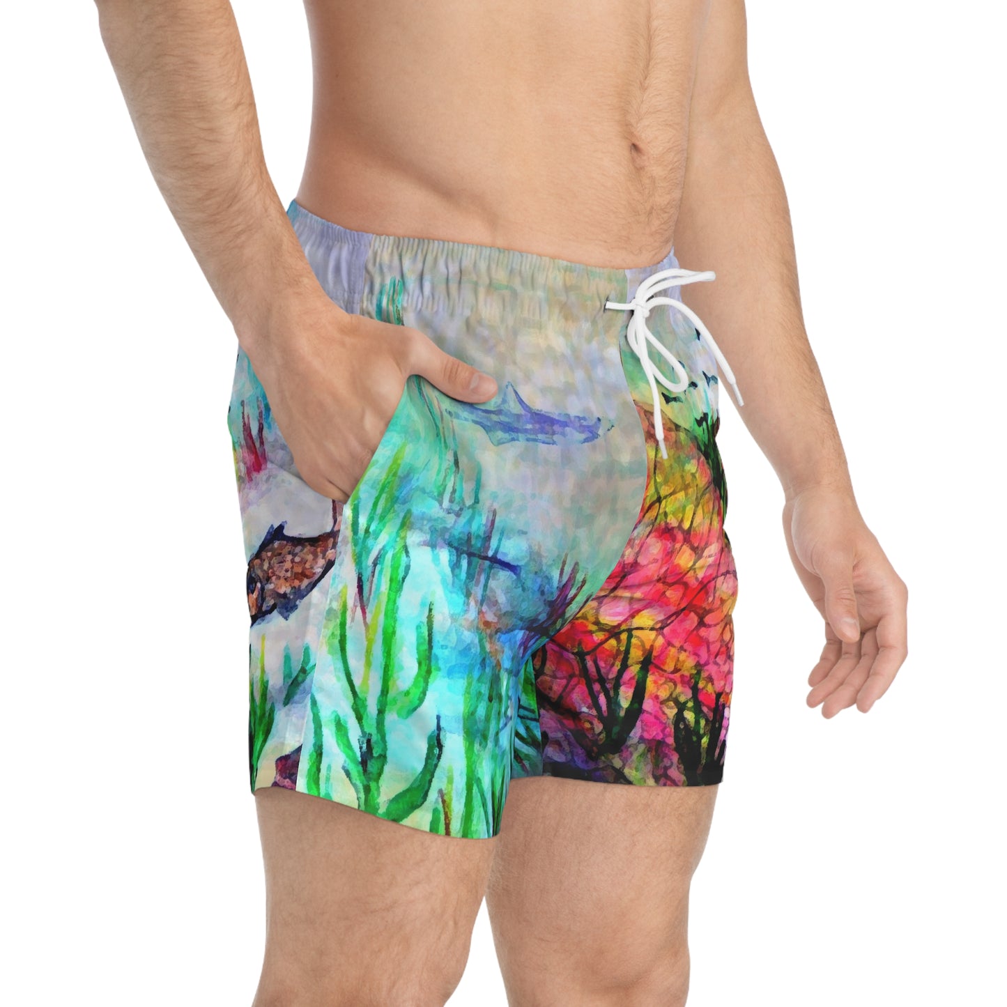 Original Art Swim Wear- Abstract -Carl Austin 1