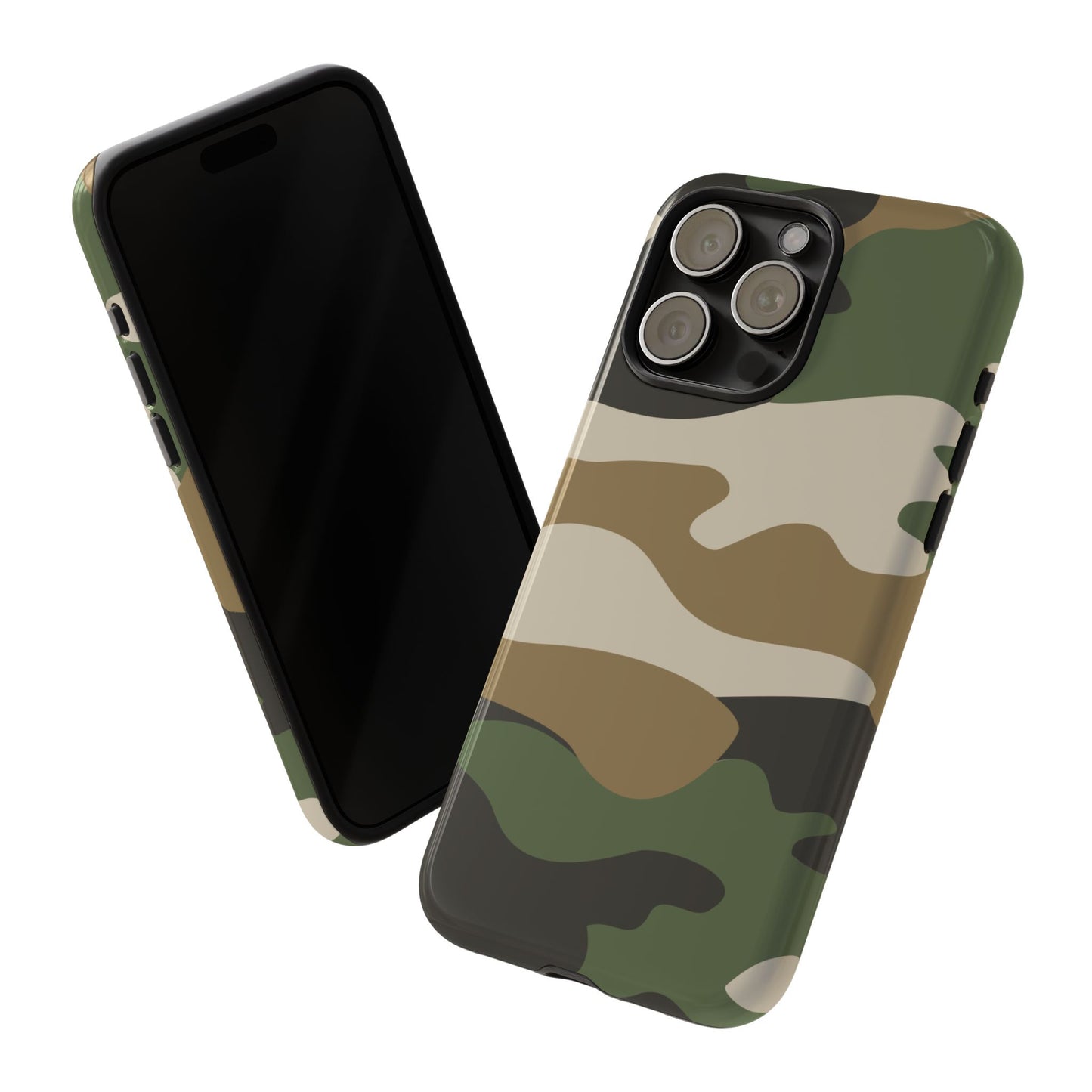 Camouflage Phone Case - Tough Cases for Adventurers, Stylish Protection, Gift for Outdoors Lovers, Nature Enthusiasts, Trendy Accessories
