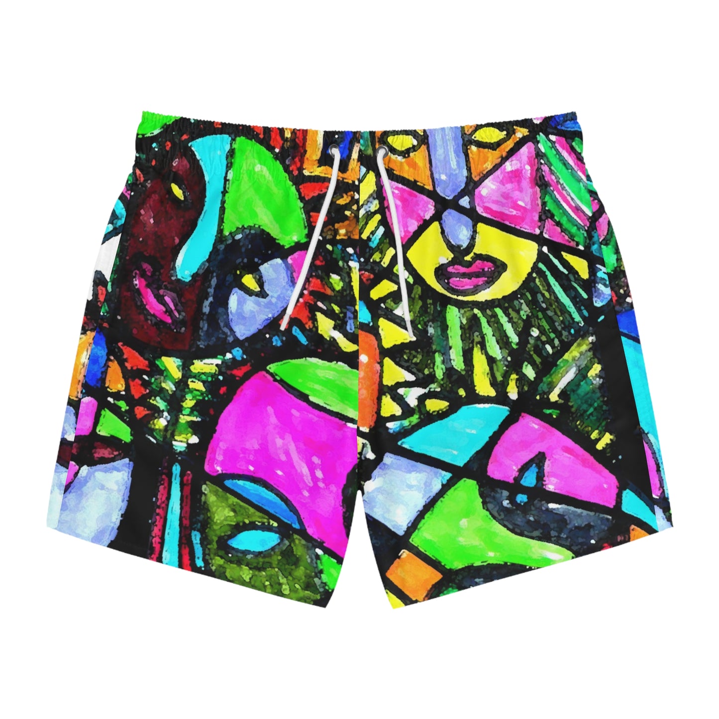 Original Art Swim Wear- Abstract -Carl Austin 2