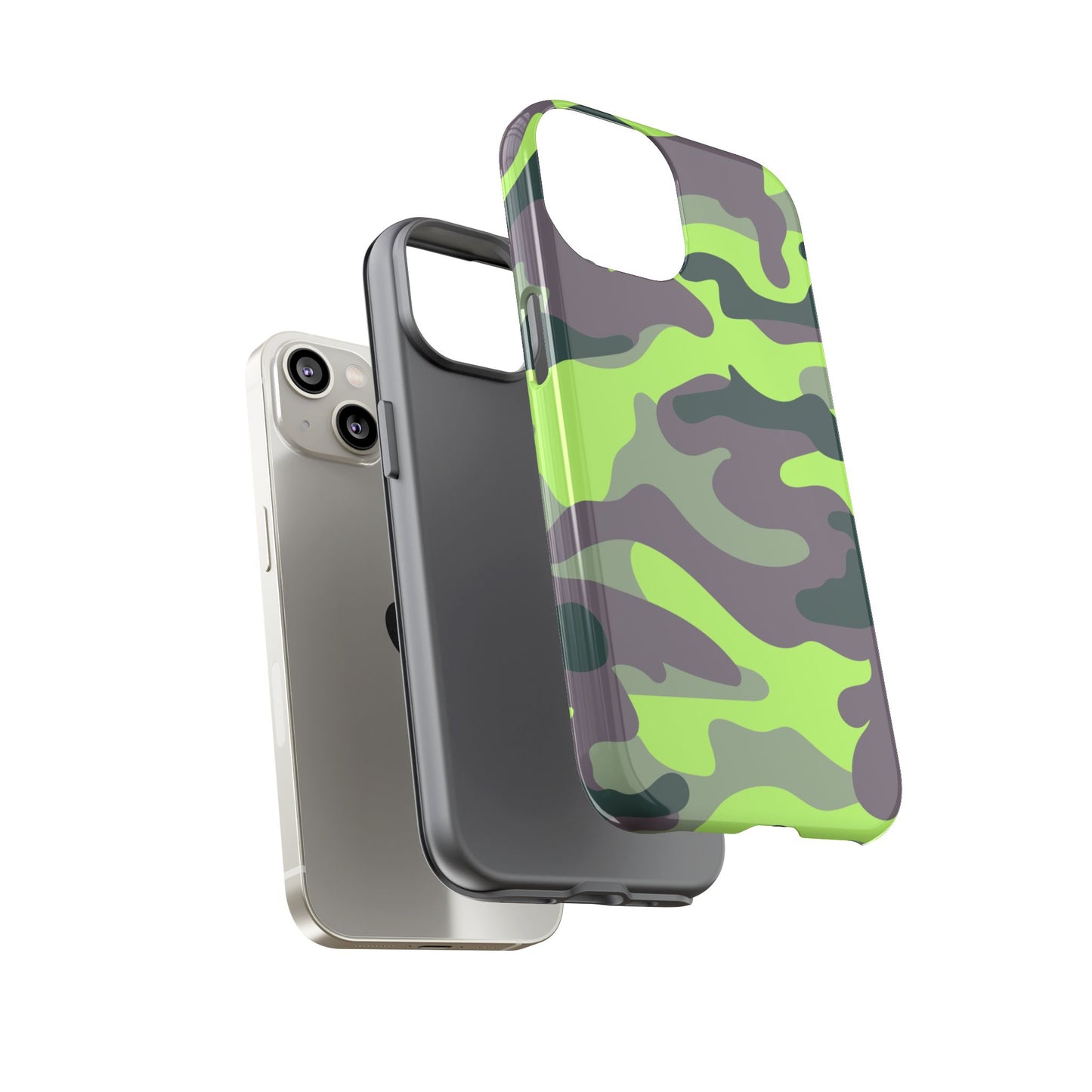 Camouflage Phone Case - Tough Cases for Adventurers, Stylish Protection, Gift for Outdoors Lovers, Nature Enthusiasts, Trendy Accessories