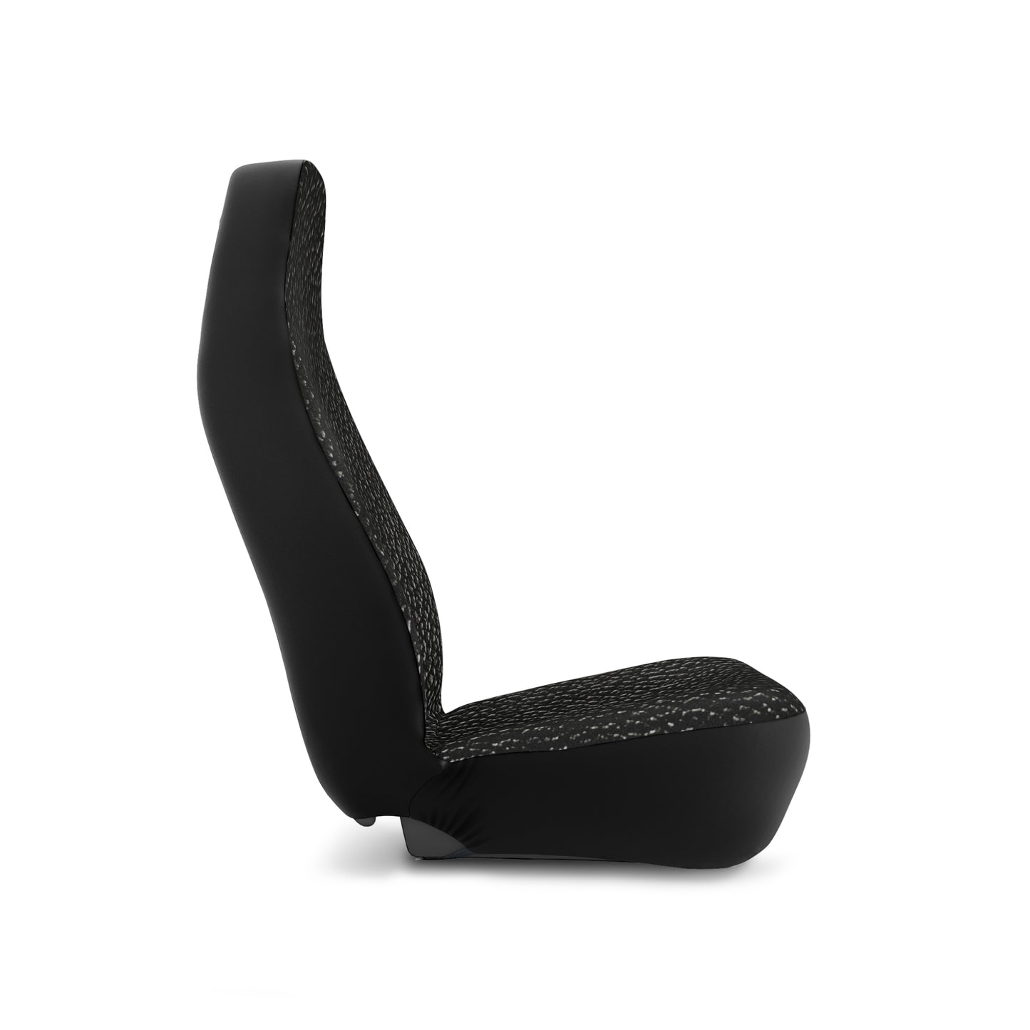 Stylish Car Seat Covers | Black Leather Look Auto Accessories | Custom Fit, Durable, Unique Design for Car Enthusiasts, Perfect for Gifting