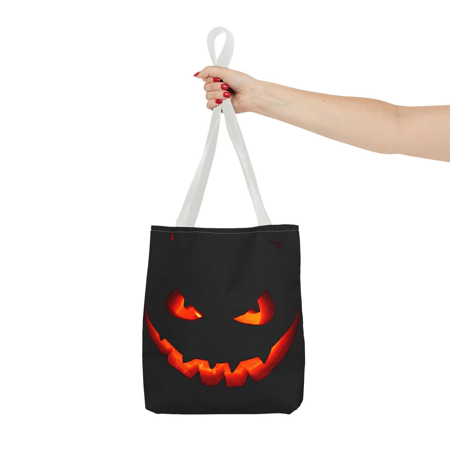 Halloween Pumpkin Tote Bag, Spooky Bag, Trick or Treat, Fall Fashion, Halloween Party Decoration, Ghostly Gift Idea