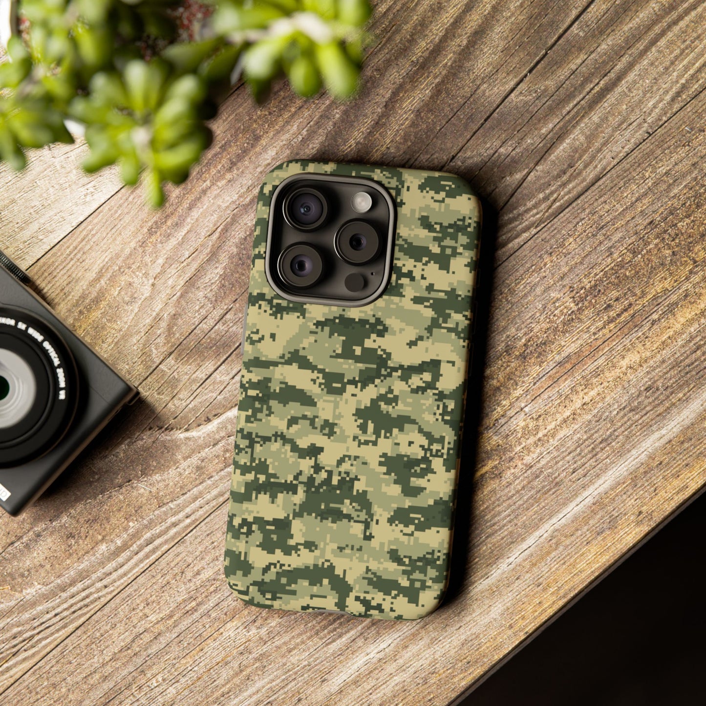 Camouflage Phone Case - Tough Cases for Adventurers, Stylish Protection, Gift for Outdoors Lovers, Nature Enthusiasts, Trendy Accessories