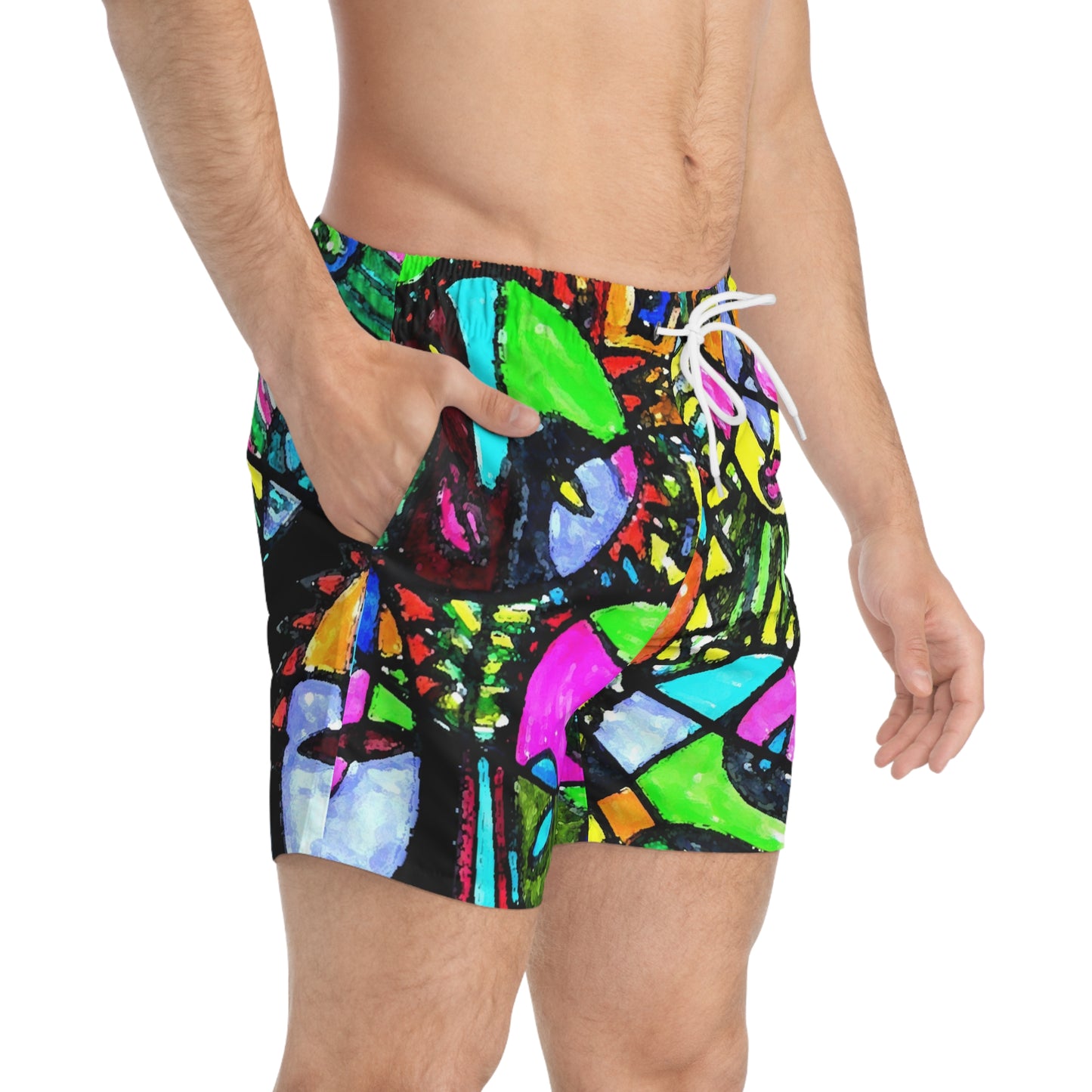 Original Art Swim Wear- Abstract -Carl Austin 2