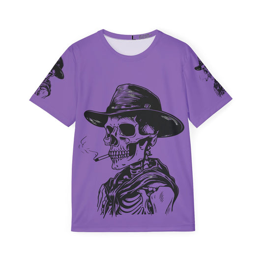 Purple Skull Graphic Sports Jersey | Perfect for Halloween, Festivals, Gym Wear, Bold Fashion Statement, Unique Gift Idea