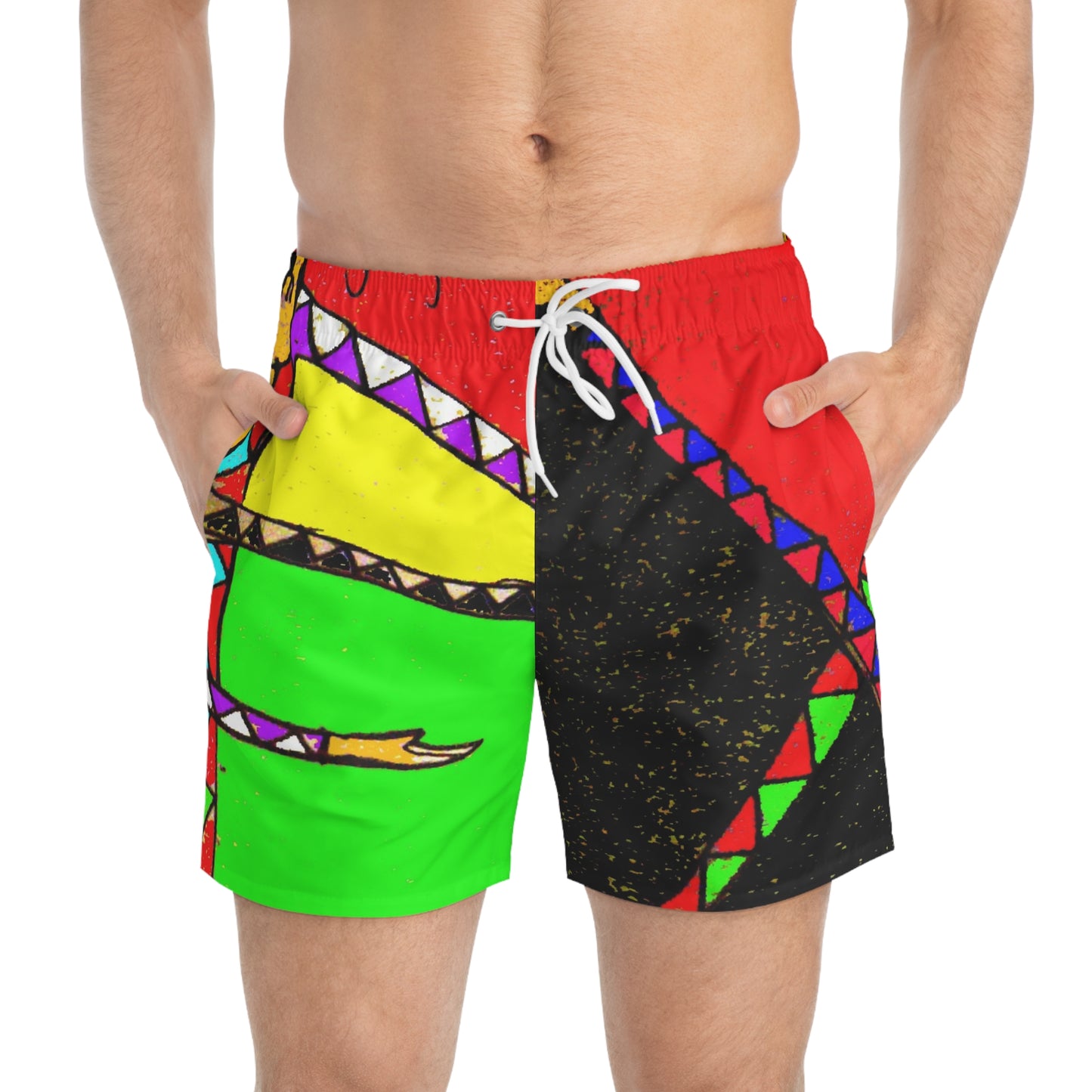 Original Art Swim Wear- Abstract -Carl Austin 3