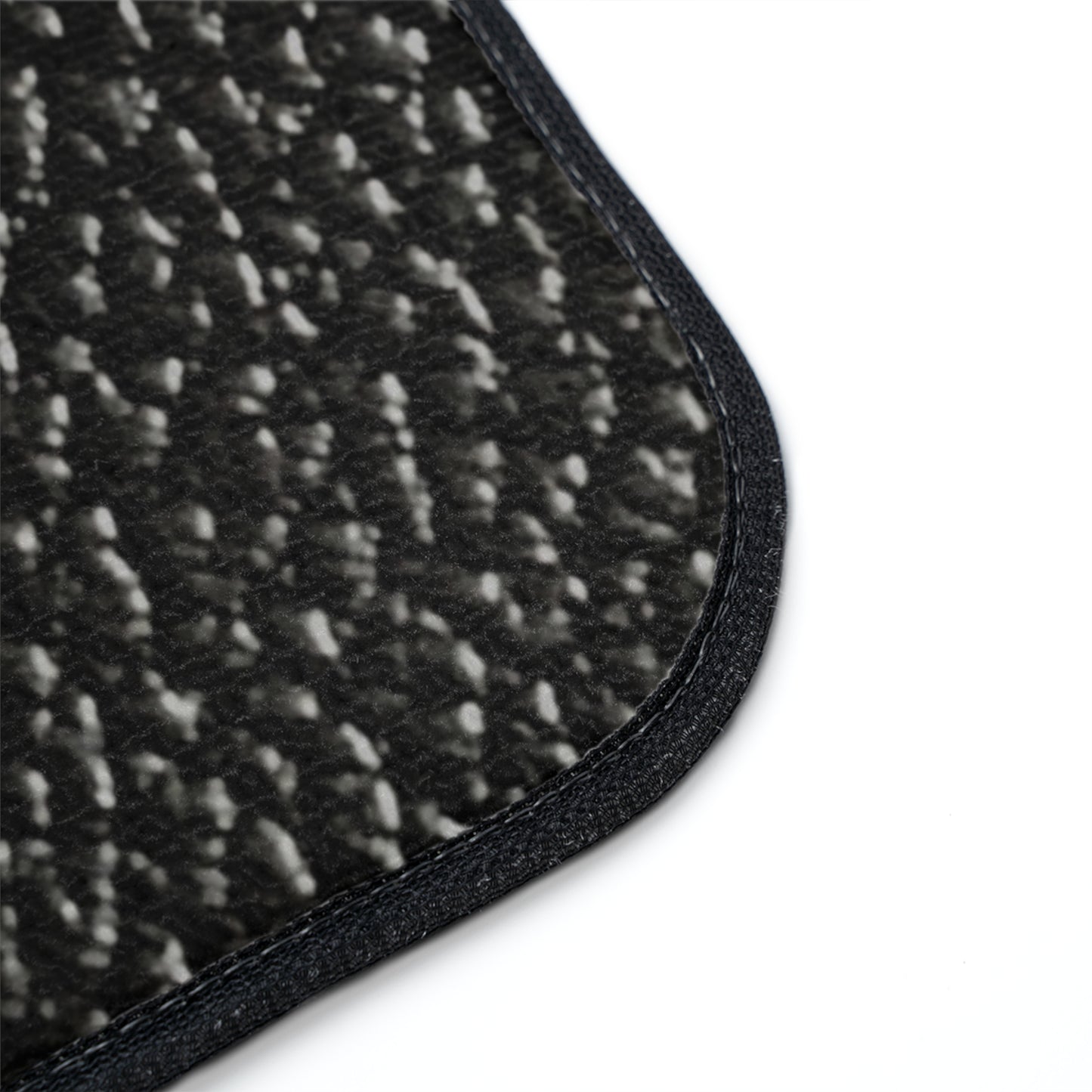 Black Leather Look, Stylish Car Floor Mat, Durable Auto Accessory, Custom Vehicle Mats, Car Interior Decor, Unique Gift for Car Lovers