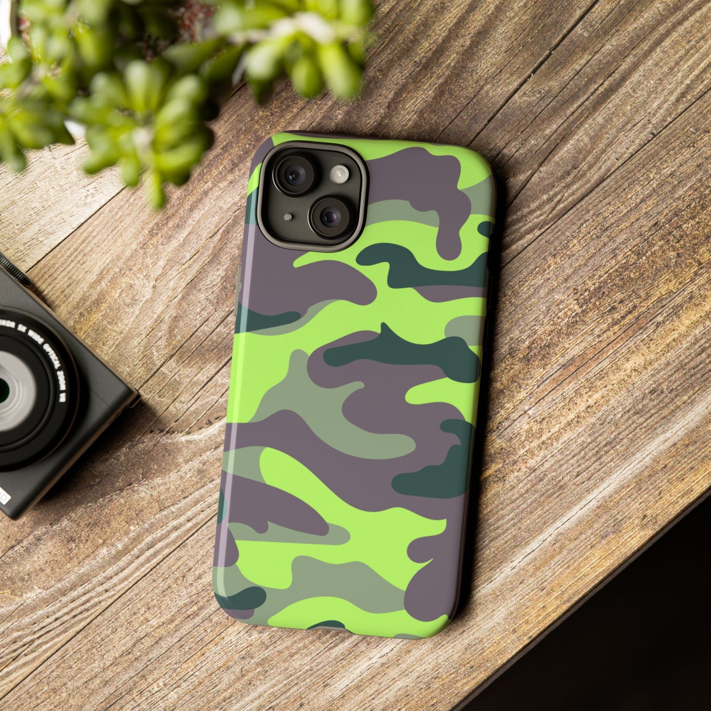Camouflage Phone Case - Tough Cases for Adventurers, Stylish Protection, Gift for Outdoors Lovers, Nature Enthusiasts, Trendy Accessories