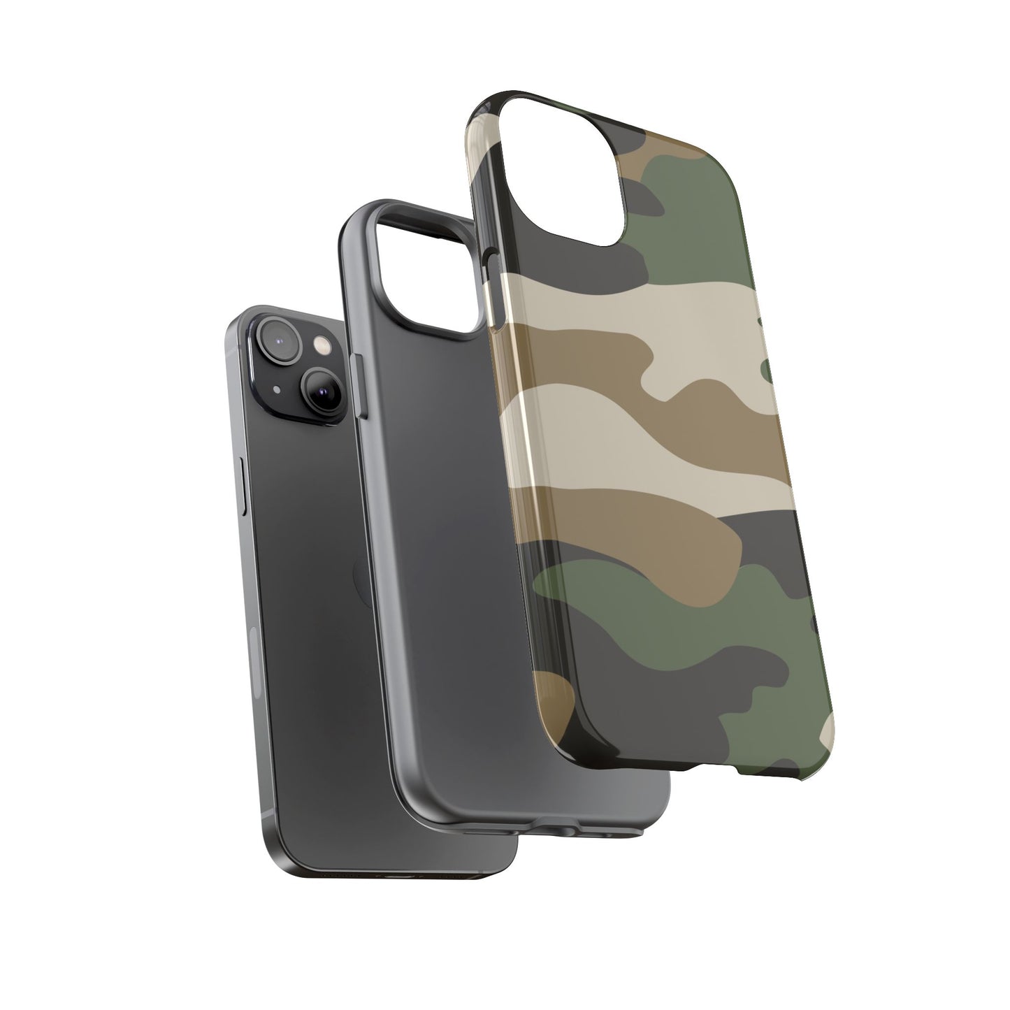 Camouflage Phone Case - Tough Cases for Adventurers, Stylish Protection, Gift for Outdoors Lovers, Nature Enthusiasts, Trendy Accessories