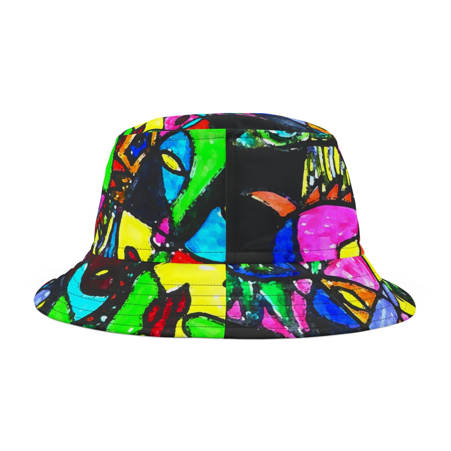 Original Art Bucket Hat- Abstract -Carl Austin 1