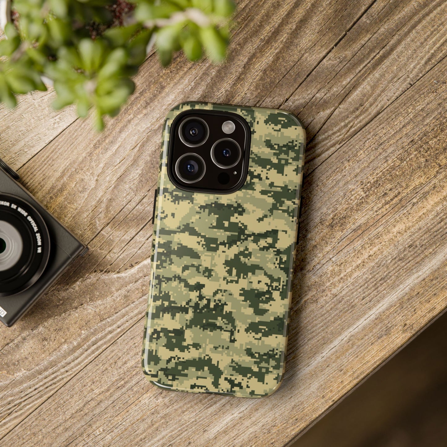 Camouflage Phone Case - Tough Cases for Adventurers, Stylish Protection, Gift for Outdoors Lovers, Nature Enthusiasts, Trendy Accessories
