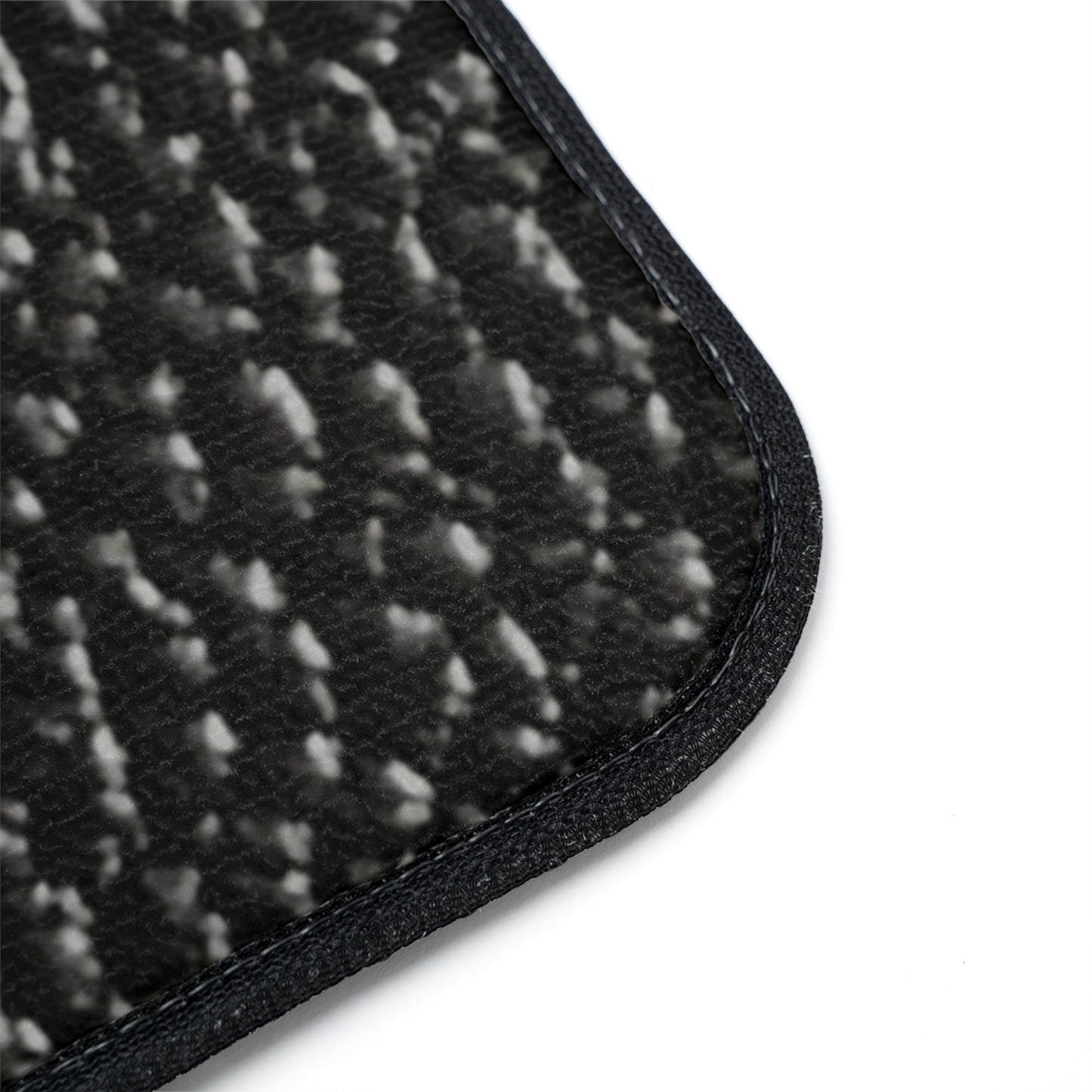 Black Leather Look, Stylish Car Floor Mat, Durable Auto Accessory, Custom Vehicle Mats, Car Interior Decor, Unique Gift for Car Lovers
