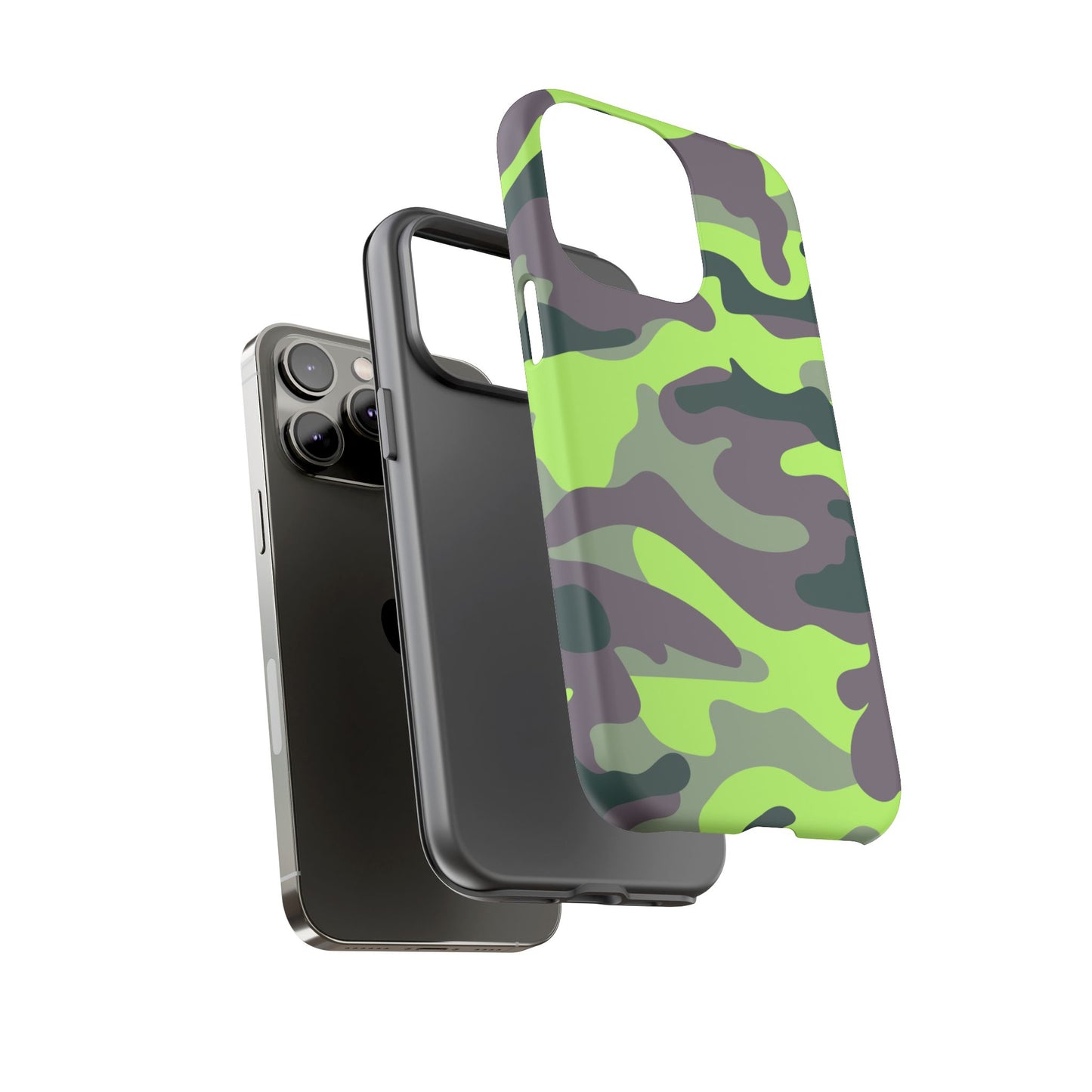 Camouflage Phone Case - Tough Cases for Adventurers, Stylish Protection, Gift for Outdoors Lovers, Nature Enthusiasts, Trendy Accessories
