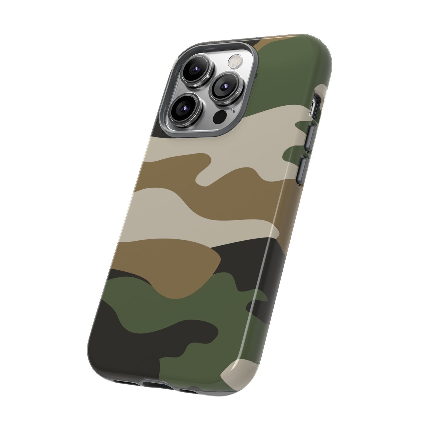 Camouflage Phone Case - Tough Cases for Adventurers, Stylish Protection, Gift for Outdoors Lovers, Nature Enthusiasts, Trendy Accessories