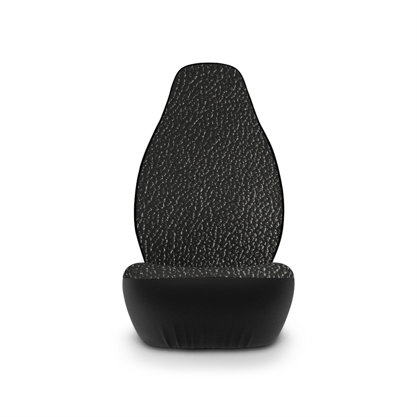 Stylish Car Seat Covers | Black Leather Look Auto Accessories | Custom Fit, Durable, Unique Design for Car Enthusiasts, Perfect for Gifting