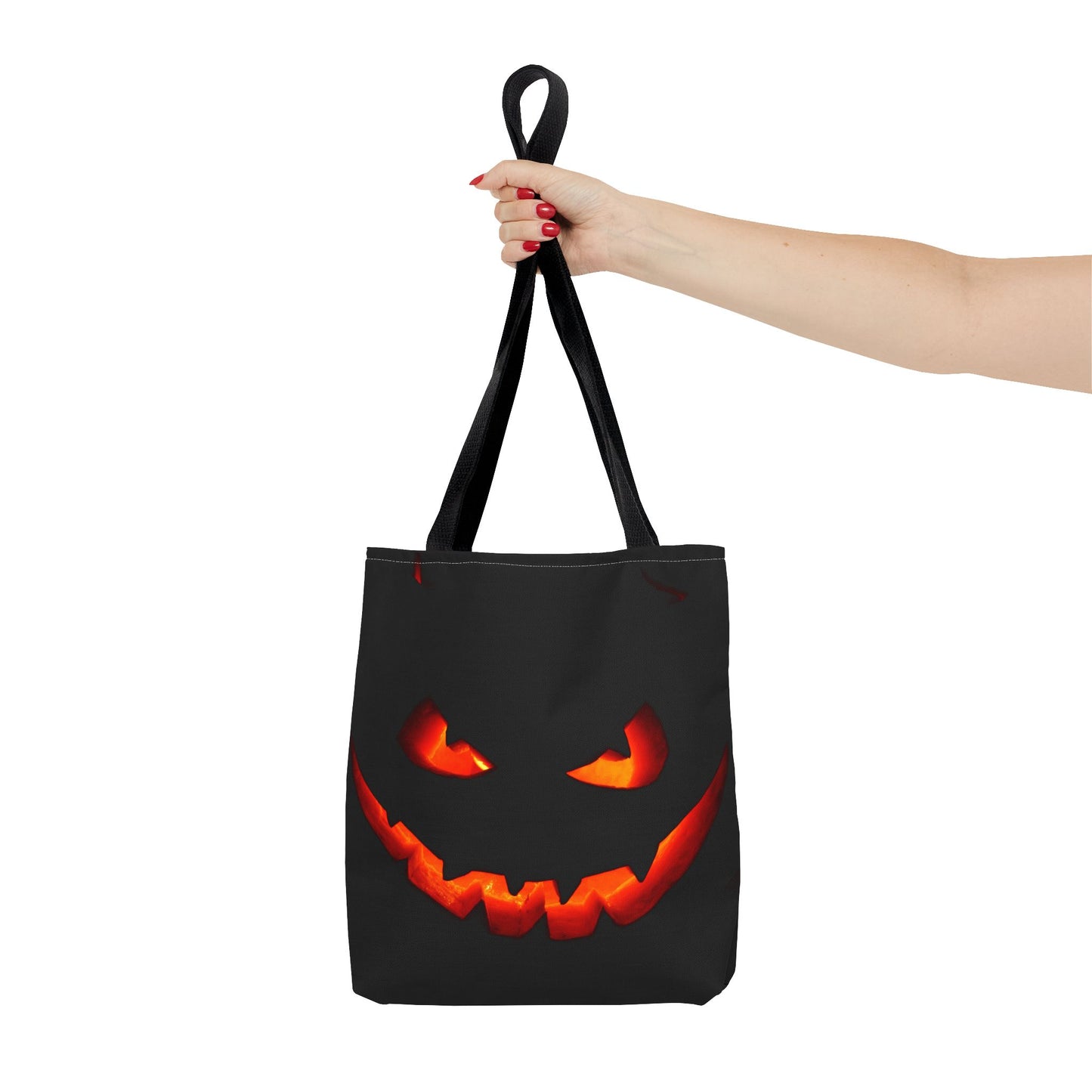 Halloween Pumpkin Tote Bag, Spooky Bag, Trick or Treat, Fall Fashion, Halloween Party Decoration, Ghostly Gift Idea