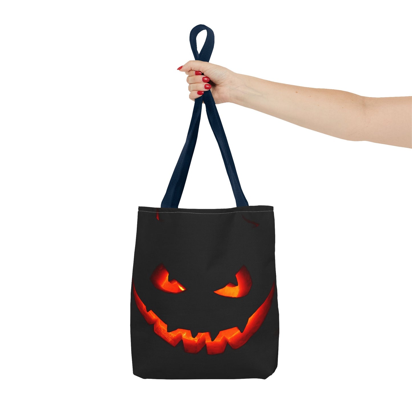 Halloween Pumpkin Tote Bag, Spooky Bag, Trick or Treat, Fall Fashion, Halloween Party Decoration, Ghostly Gift Idea