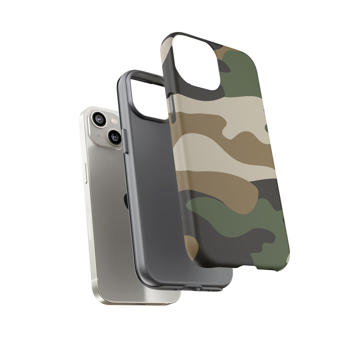 Camouflage Phone Case - Tough Cases for Adventurers, Stylish Protection, Gift for Outdoors Lovers, Nature Enthusiasts, Trendy Accessories