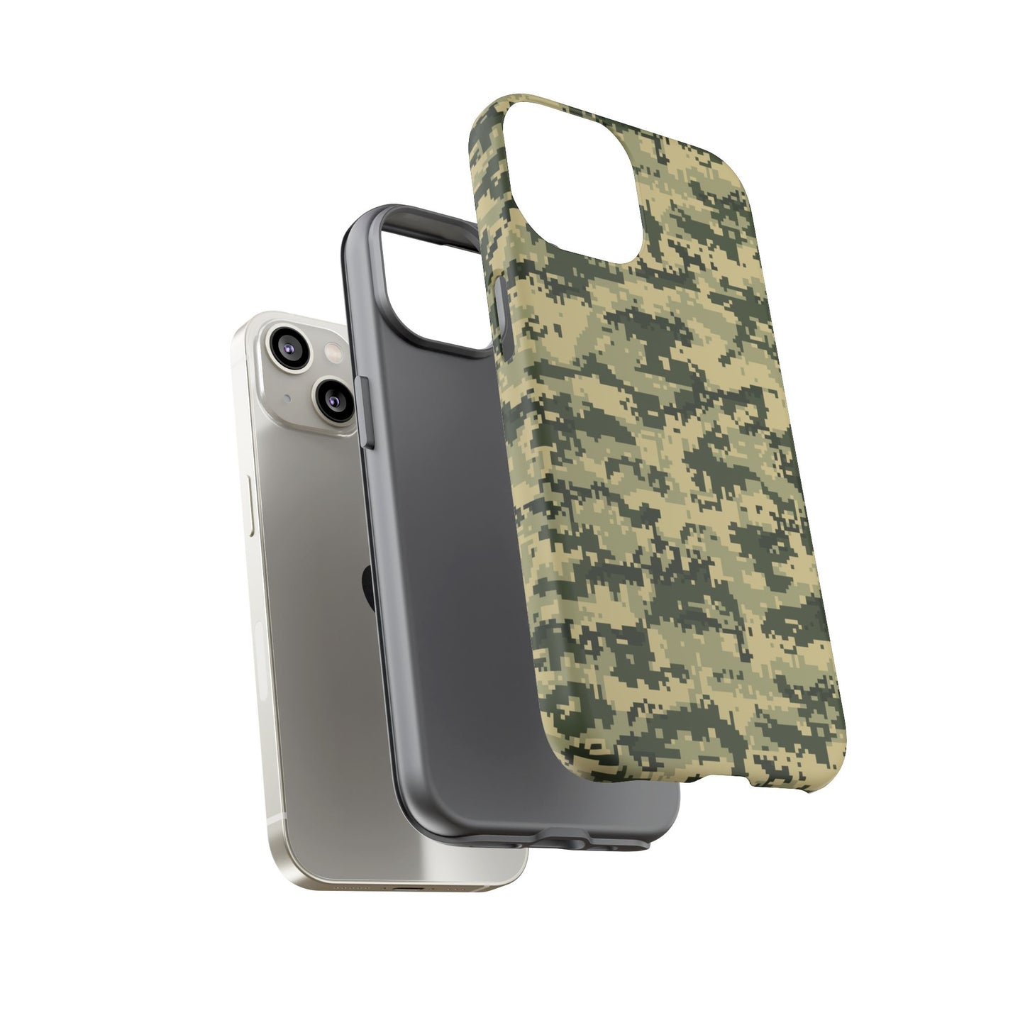 Camouflage Phone Case - Tough Cases for Adventurers, Stylish Protection, Gift for Outdoors Lovers, Nature Enthusiasts, Trendy Accessories