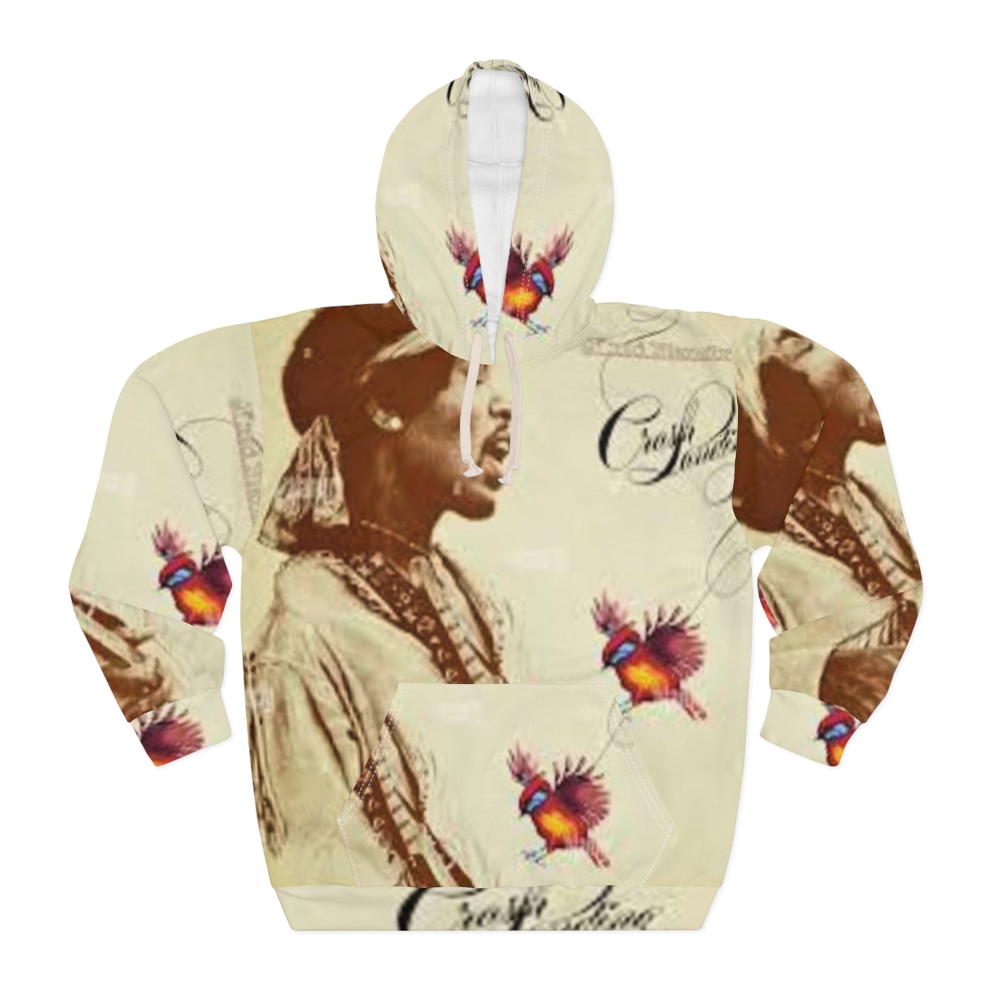 Vintage-Inspired Jimi Hendrix Pullover Hoodie