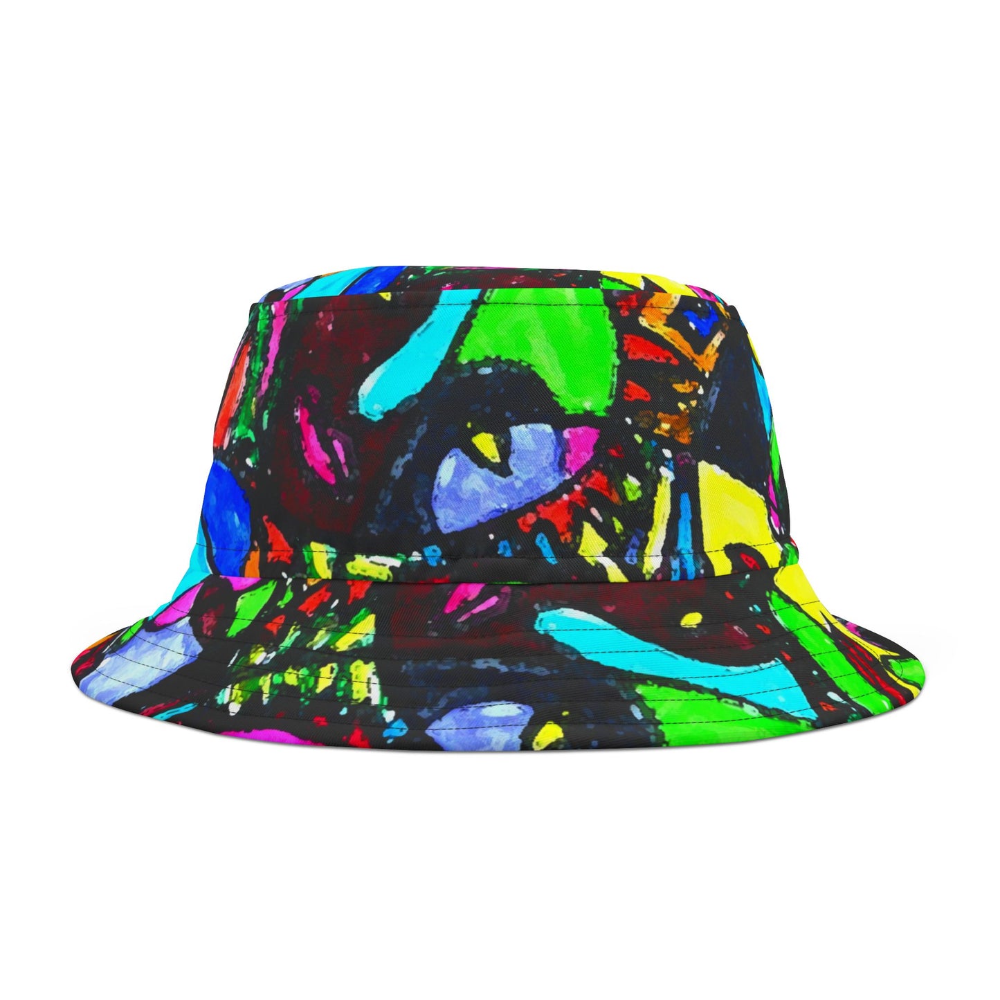 Original Art Bucket Hat- Abstract -Carl Austin 1