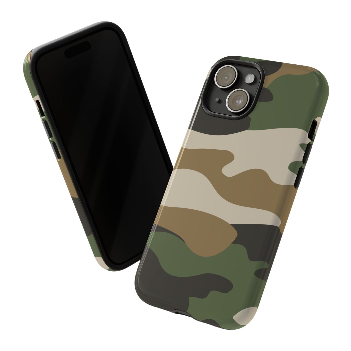 Camouflage Phone Case - Tough Cases for Adventurers, Stylish Protection, Gift for Outdoors Lovers, Nature Enthusiasts, Trendy Accessories