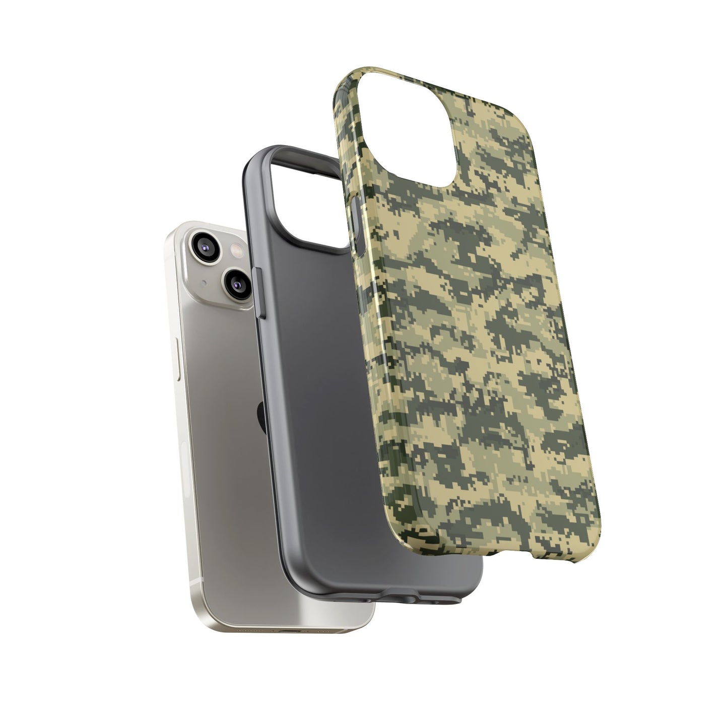 Camouflage Phone Case - Tough Cases for Adventurers, Stylish Protection, Gift for Outdoors Lovers, Nature Enthusiasts, Trendy Accessories