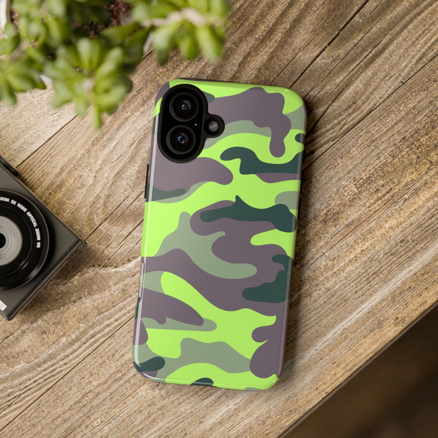 Camouflage Phone Case - Tough Cases for Adventurers, Stylish Protection, Gift for Outdoors Lovers, Nature Enthusiasts, Trendy Accessories