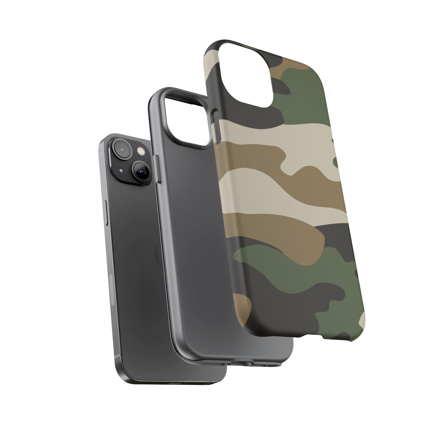 Camouflage Phone Case - Tough Cases for Adventurers, Stylish Protection, Gift for Outdoors Lovers, Nature Enthusiasts, Trendy Accessories
