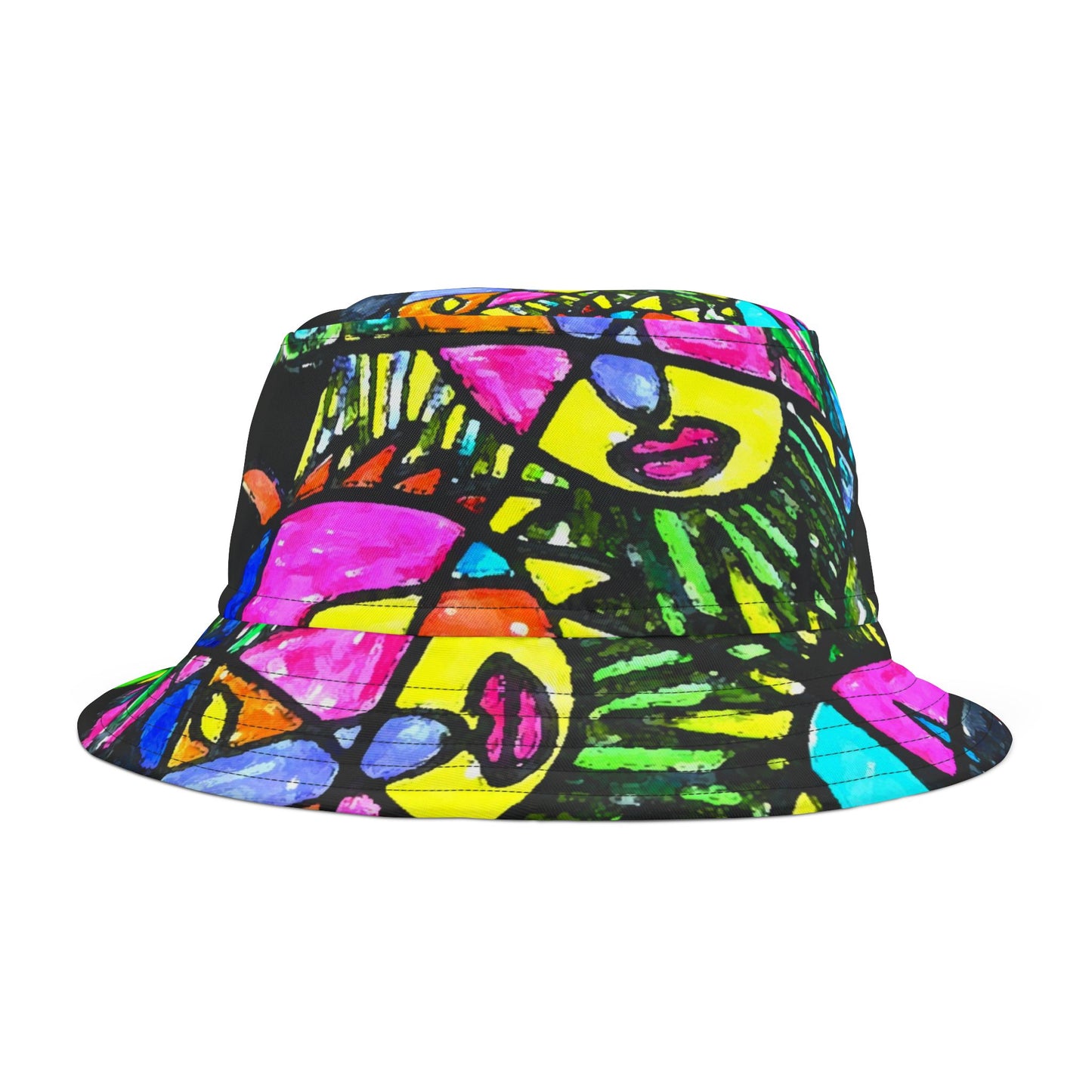 Original Art Bucket Hat- Abstract -Carl Austin 1