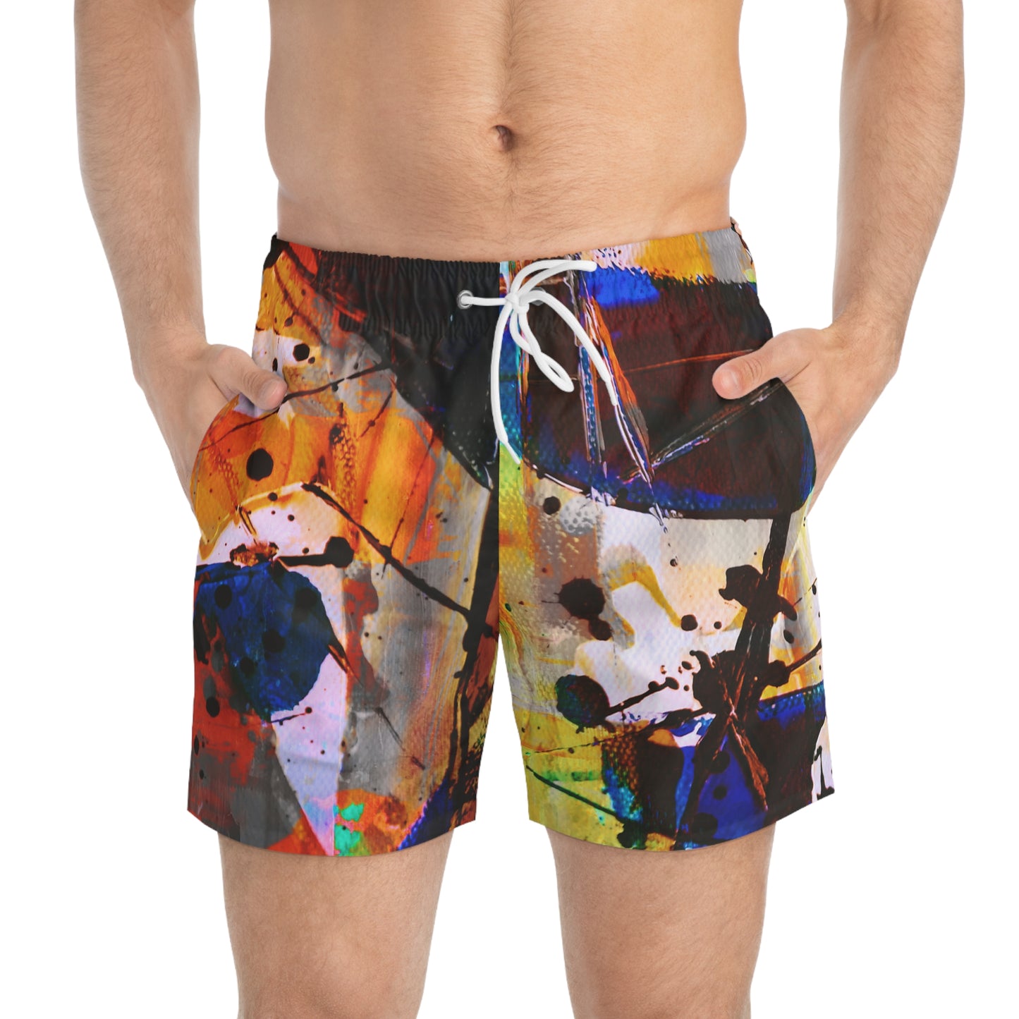 Original Art Swim Wear- Abstract -Unknown 1