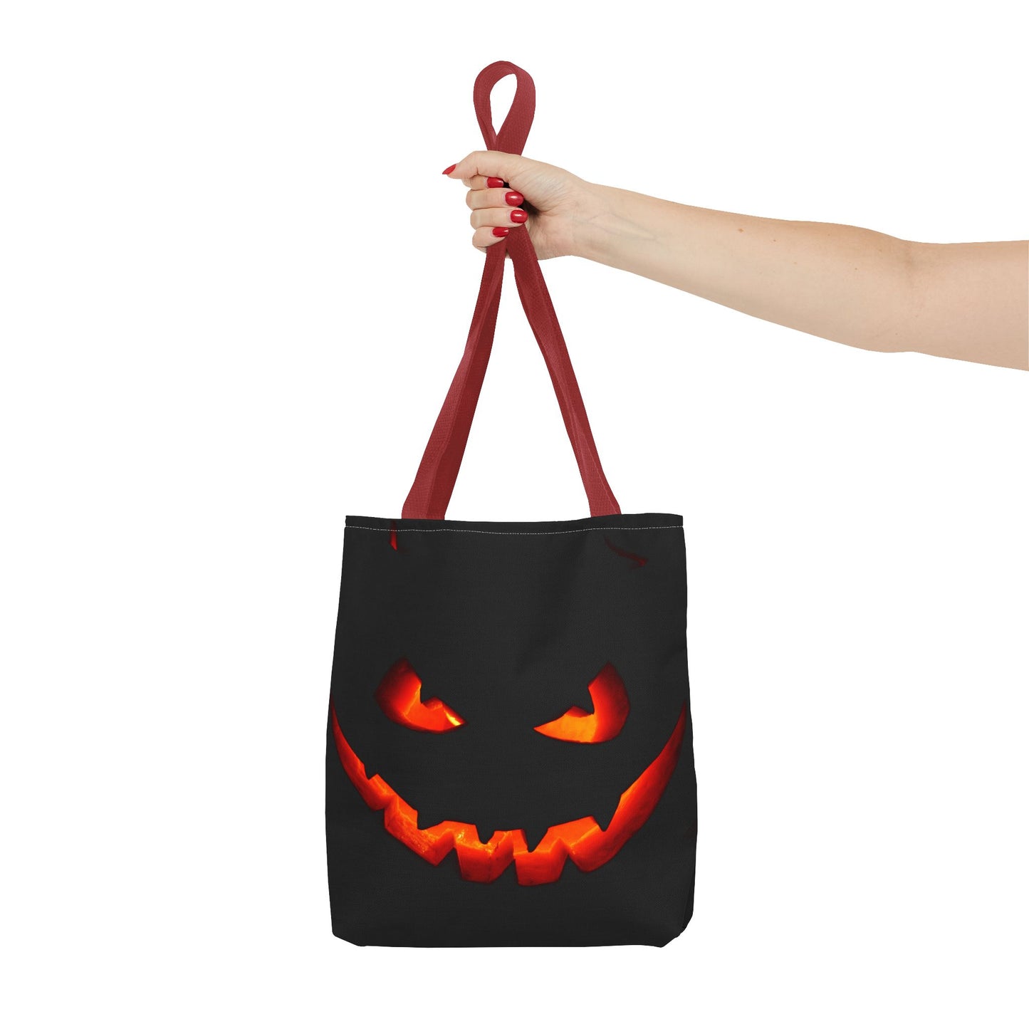 Halloween Pumpkin Tote Bag, Spooky Bag, Trick or Treat, Fall Fashion, Halloween Party Decoration, Ghostly Gift Idea