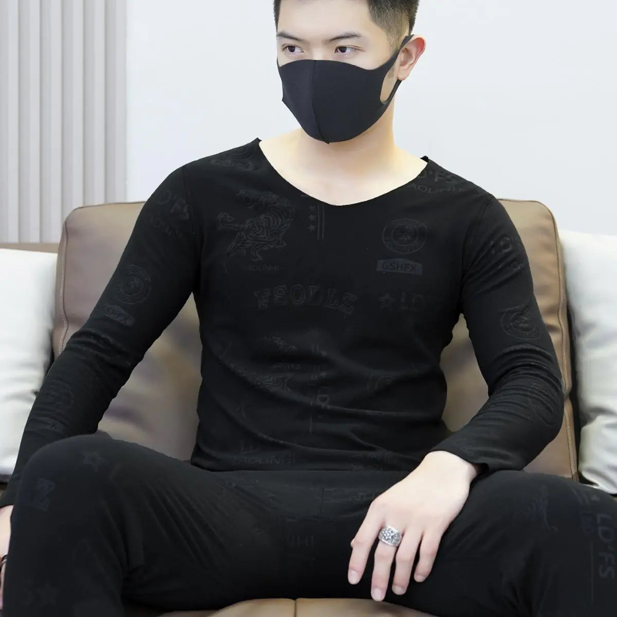 Men's Warm Autumn Loungewear Set for 2023