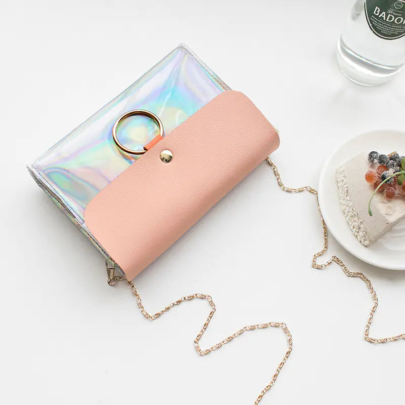 Women's Mini Chain Round Shoulder Bag (Handheld Tote)