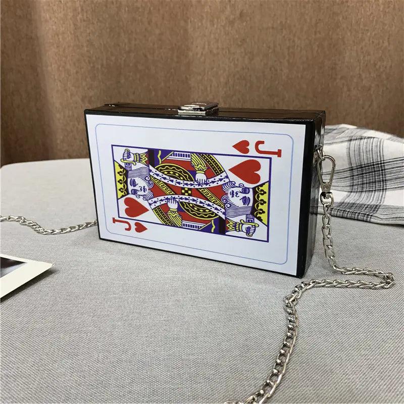 Korean Small Print Chain Shoulder Bag for Students