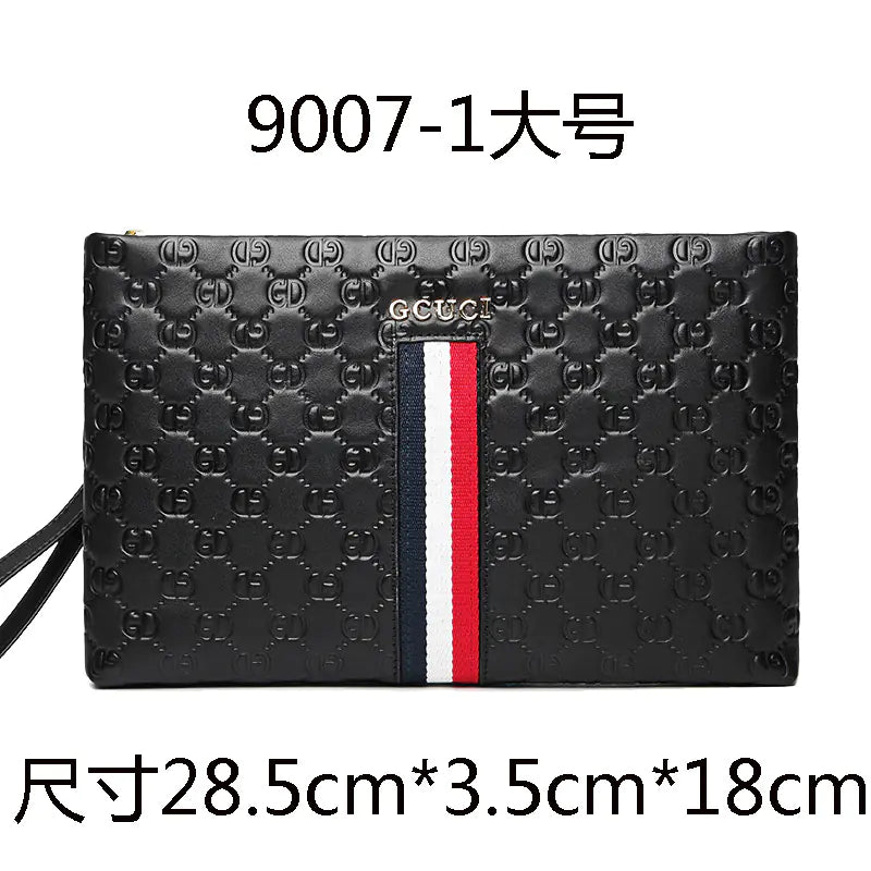 Men's Genuine Leather Fashion Envelope Clutch Bag