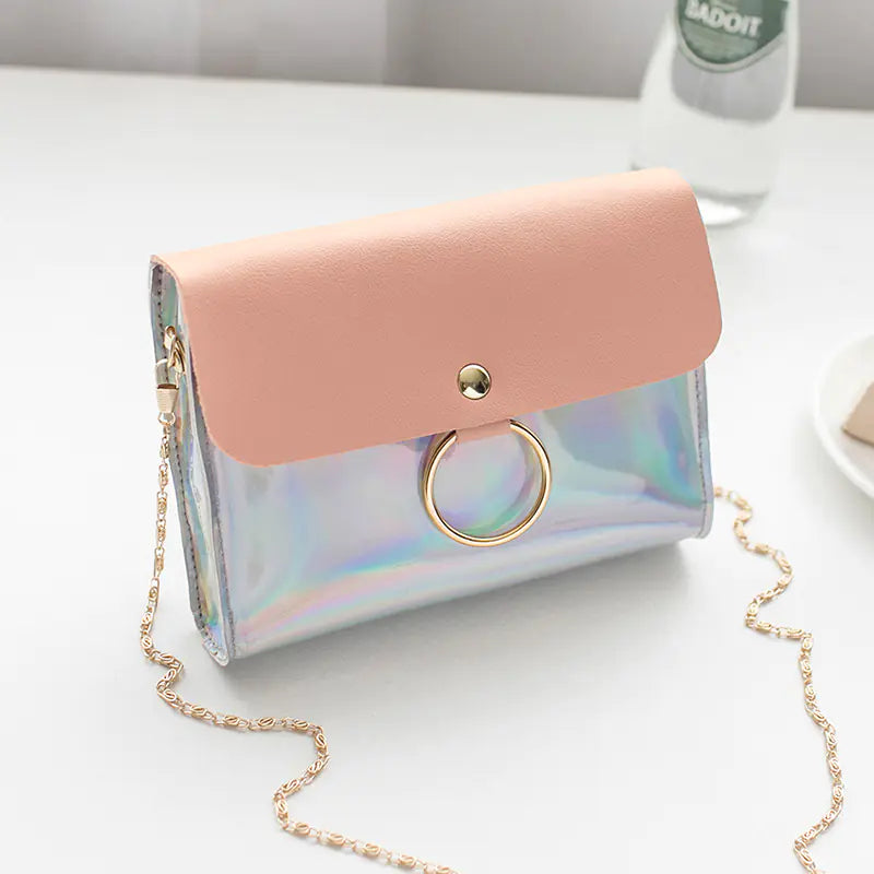 Women's Mini Chain Round Shoulder Bag (Handheld Tote)